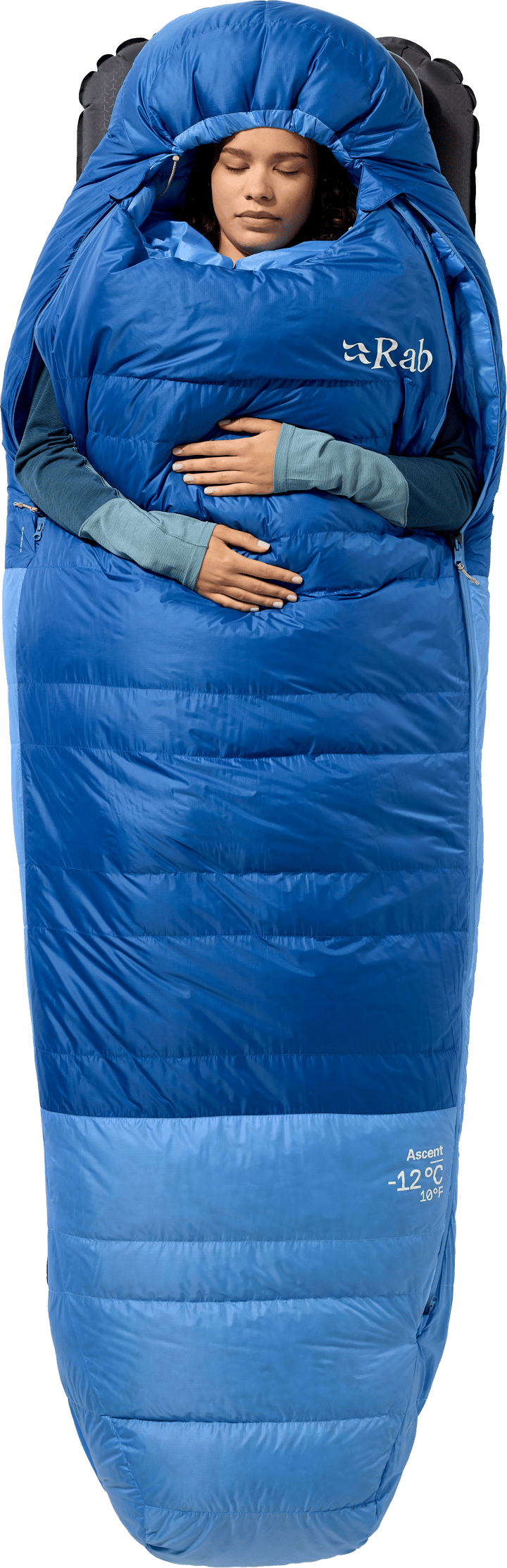 Rab Women's Ascent -12c Dark Bluebird/bluebird Rab