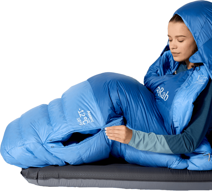 Rab Women's Ascent -12c Dark Bluebird/bluebird Rab