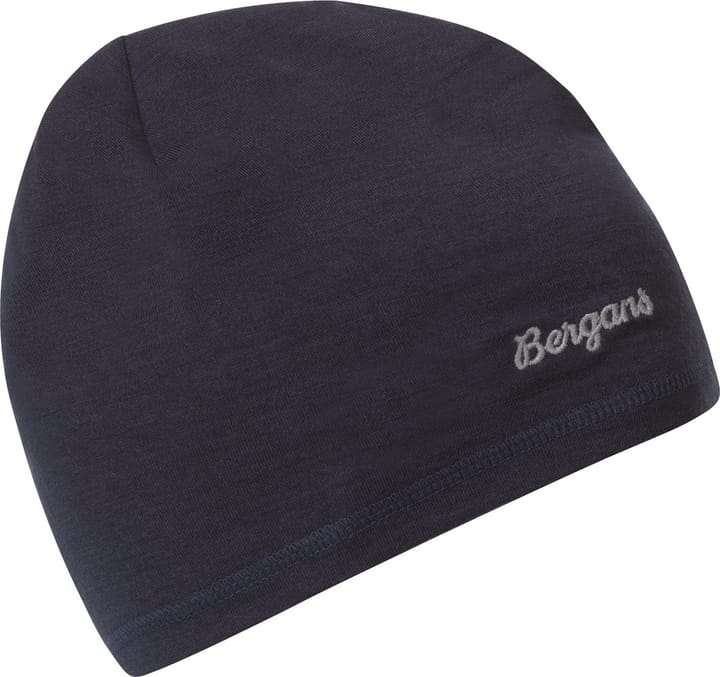 Bergans Juniors' Wool Beanie Navy Blue/solid Grey Bergans