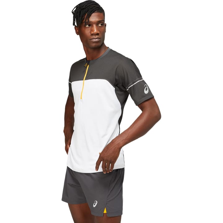 Asics Men's Fujitrail Top Graphite Grey/Brilliant White Asics