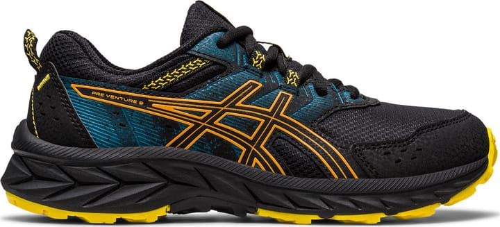Asics Kids' Pre Venture 9 Grade School Black/Sandstorm Asics