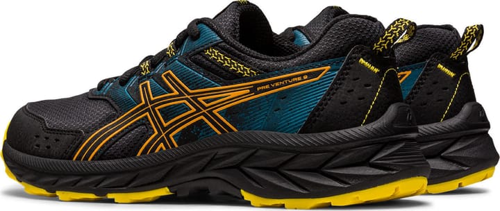 Asics Kids' Pre Venture 9 Grade School Black/Sandstorm Asics