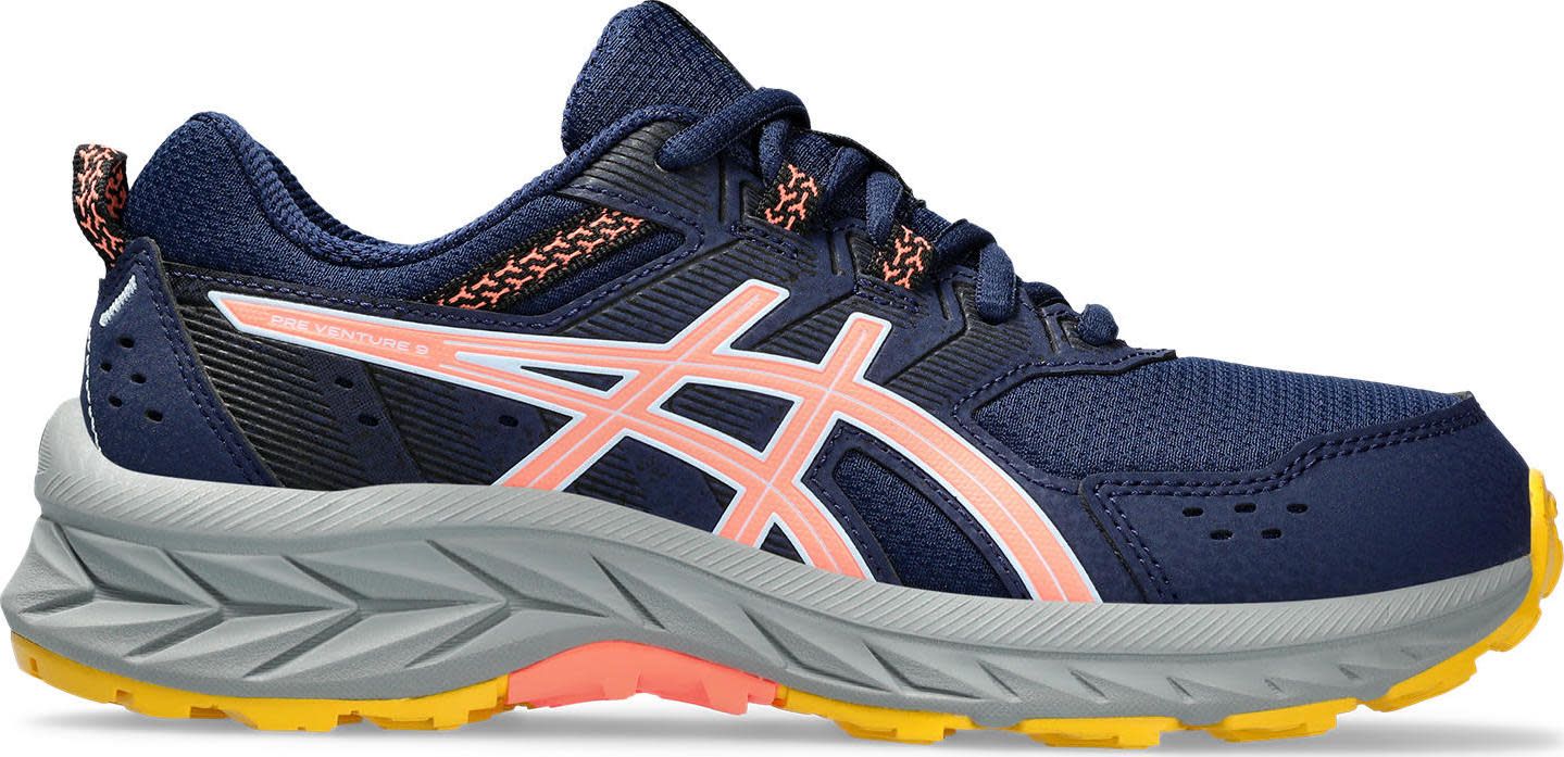 Asics Kids' Pre Venture 9 Grade School Blue Expanse/Sun Coral