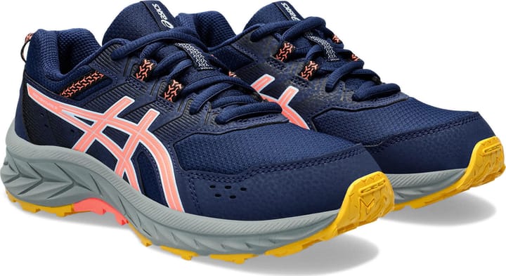 Asics Kids' Pre Venture 9 Grade School Blue Expanse/Sun Coral Asics