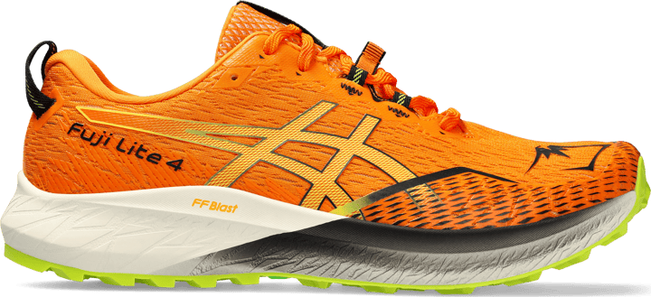 Asics Men's Fuji Lite 4 Bright Orange/Neon Lime Asics Asics Men's Fuji Lite 4 Bright Orange/Neon Lime Asics