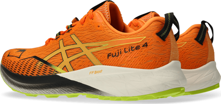 Asics Men's Fuji Lite 4 Bright Orange/Neon Lime Asics Asics Men's Fuji Lite 4 Bright Orange/Neon Lime Asics