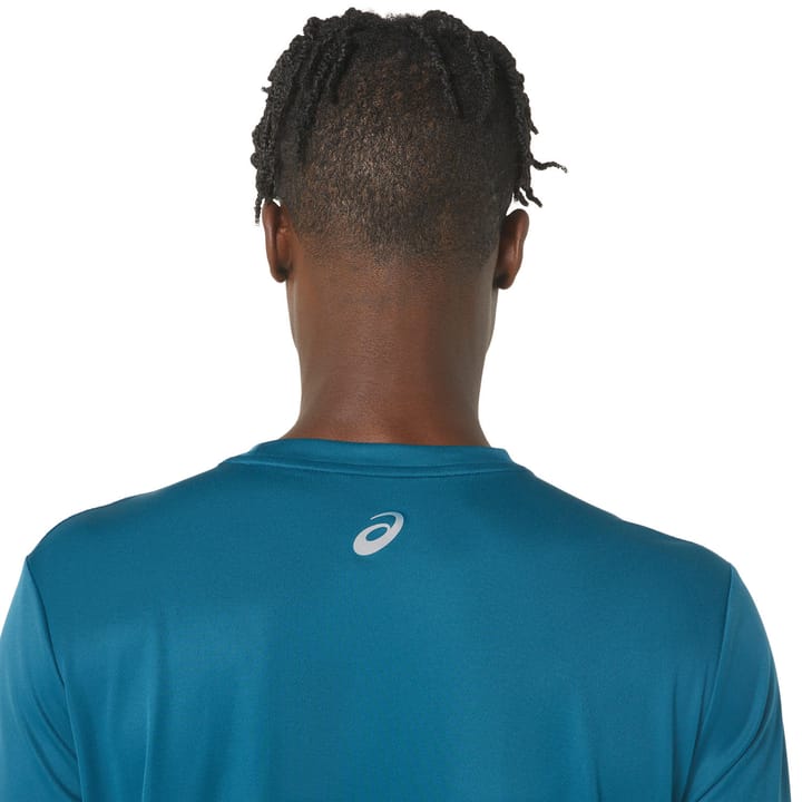Asics Men's Fujitrail Logo Long Sleeve Top Ink Teal Asics