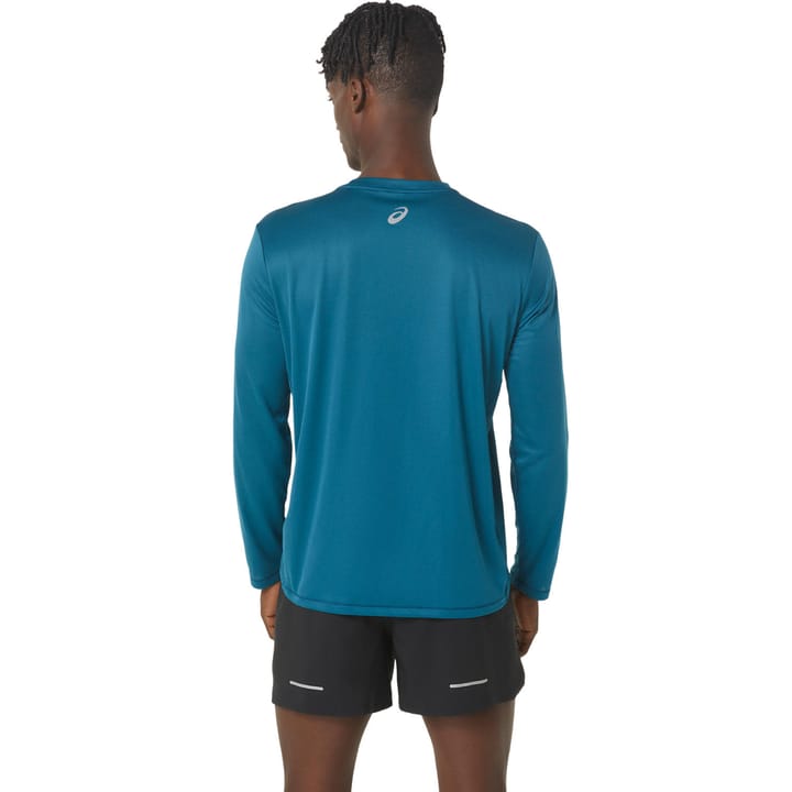Asics Men's Fujitrail Logo Long Sleeve Top Ink Teal Asics