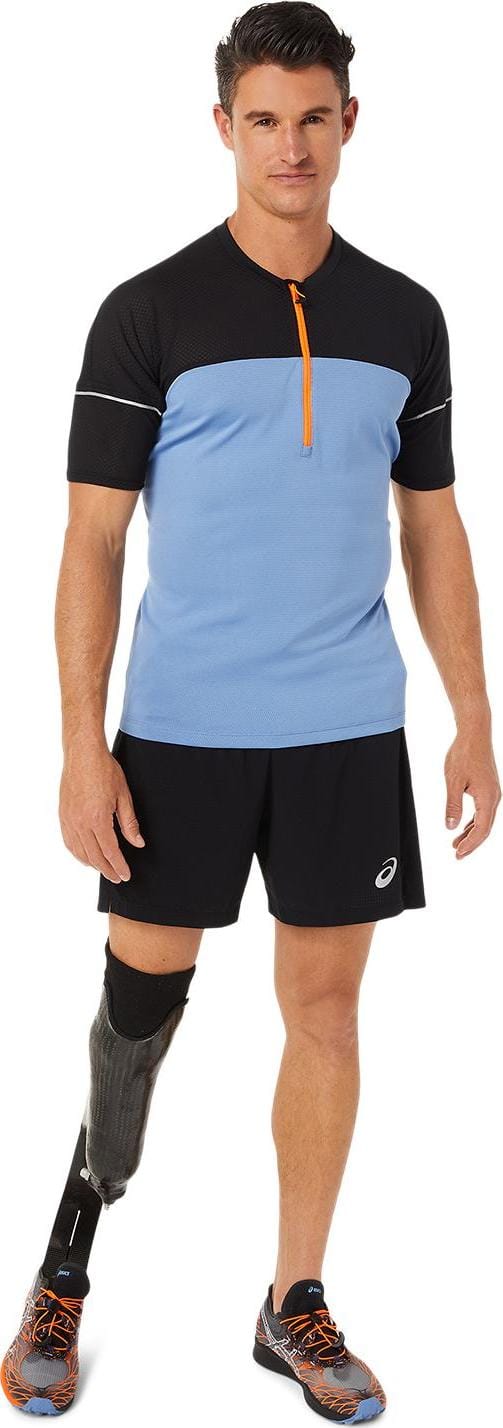 Asics Men's Fujitrail Short Performance Black/Blue Harmony Asics Asics Men's Fujitrail Short Performance Black/Blue Harmony Asics