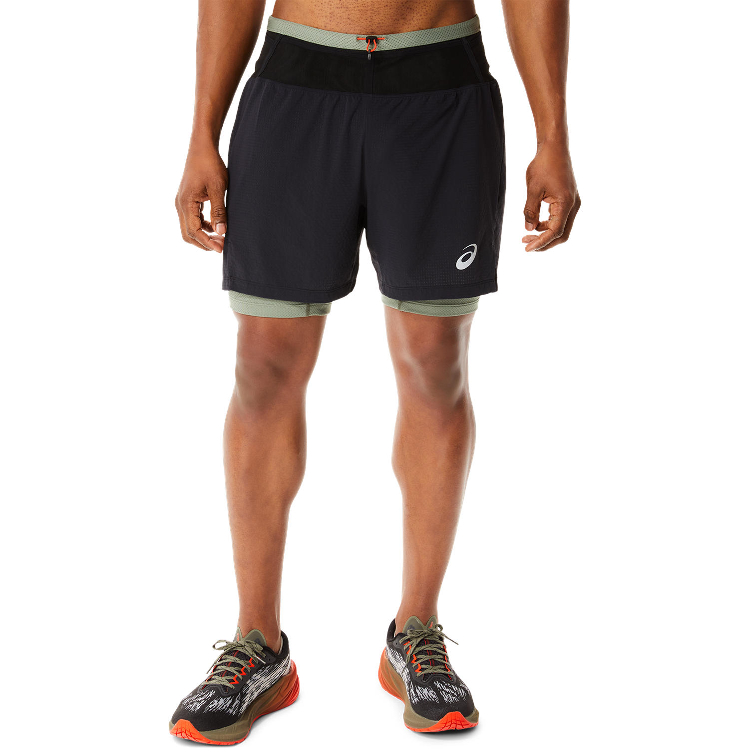 Men’s Fujitrail Short Performance Black/Lichen Green