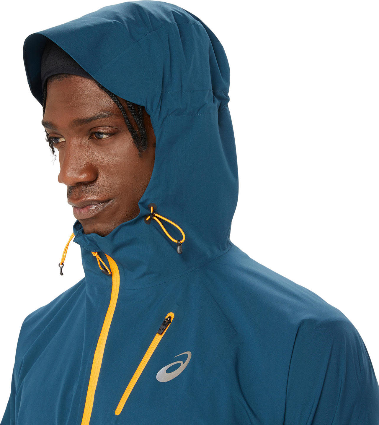 asics accelerate jacket blue
