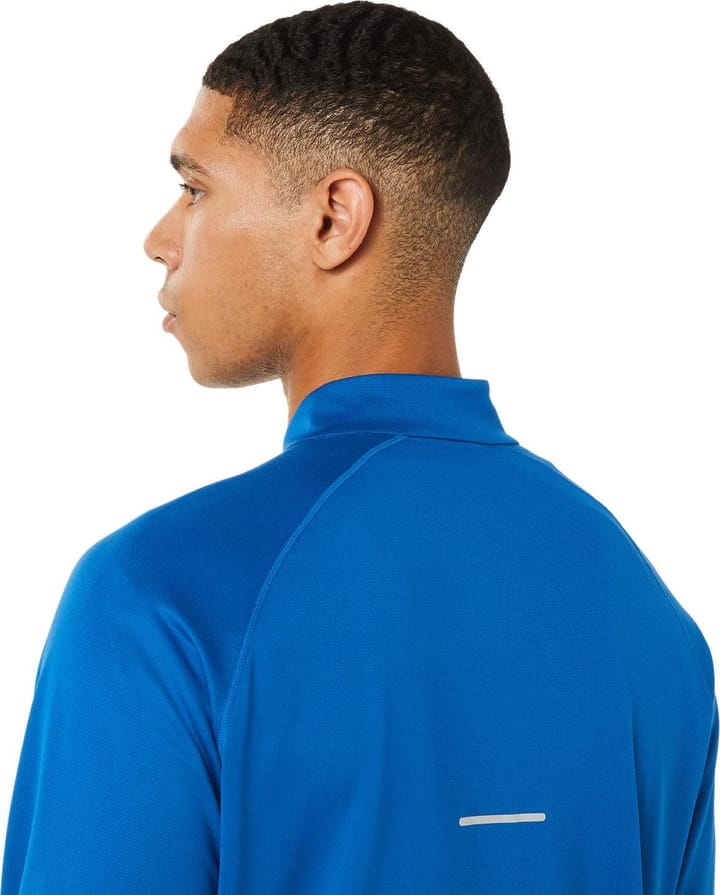 Asics Men's Icon LS 1/2 Zip Lake Drive/Performance Black Asics