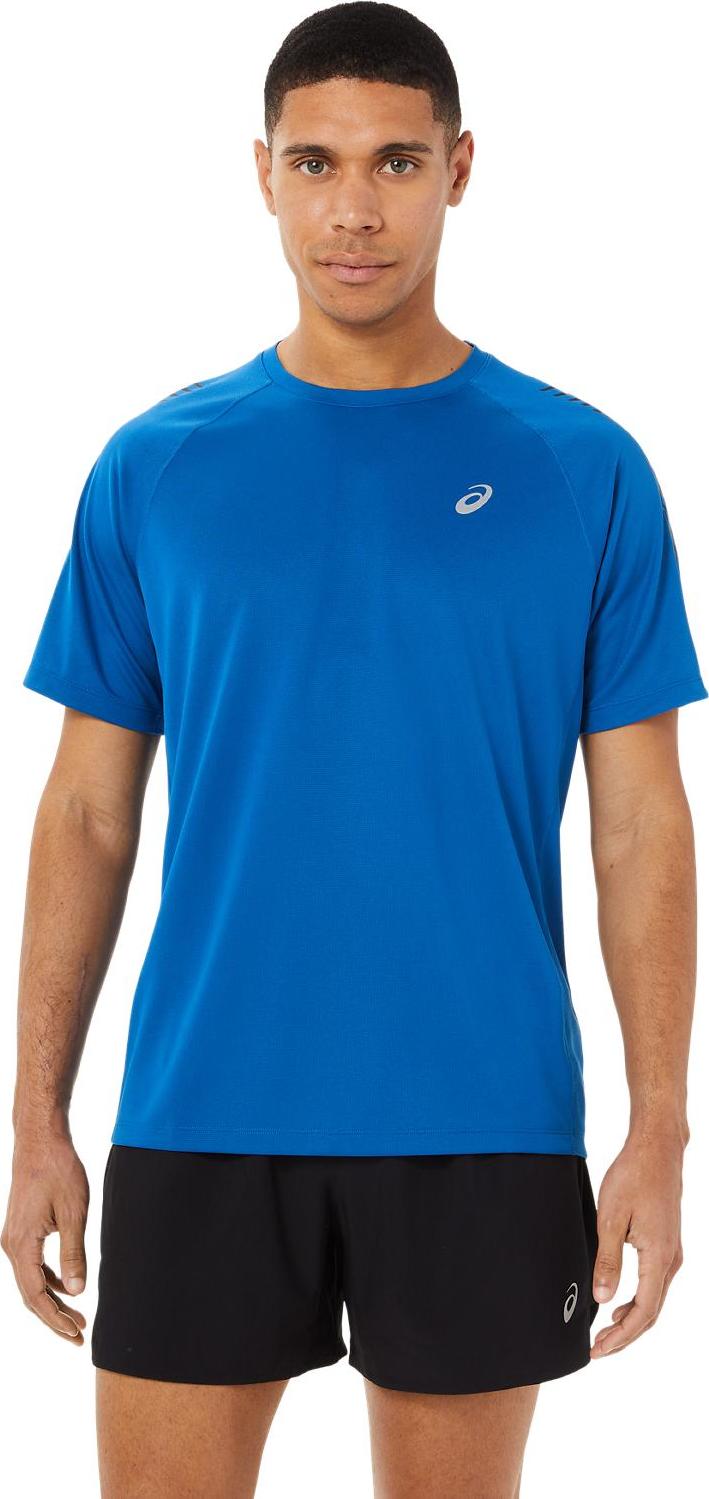 Asics Men's Icon Short Sleeve Top Lake Drive/Performance Black Asics Asics Men's Icon Short Sleeve Top Lake Drive/Performance Black Asics