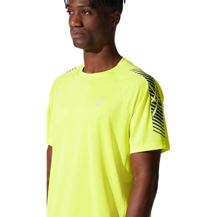 Asics Men's Icon Short Sleeve Top Sour Yuzu/French Blue Asics