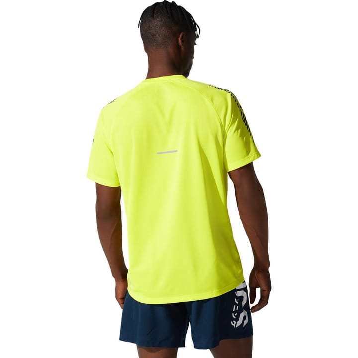 Asics Men's Icon Short Sleeve Top Sour Yuzu/French Blue Asics