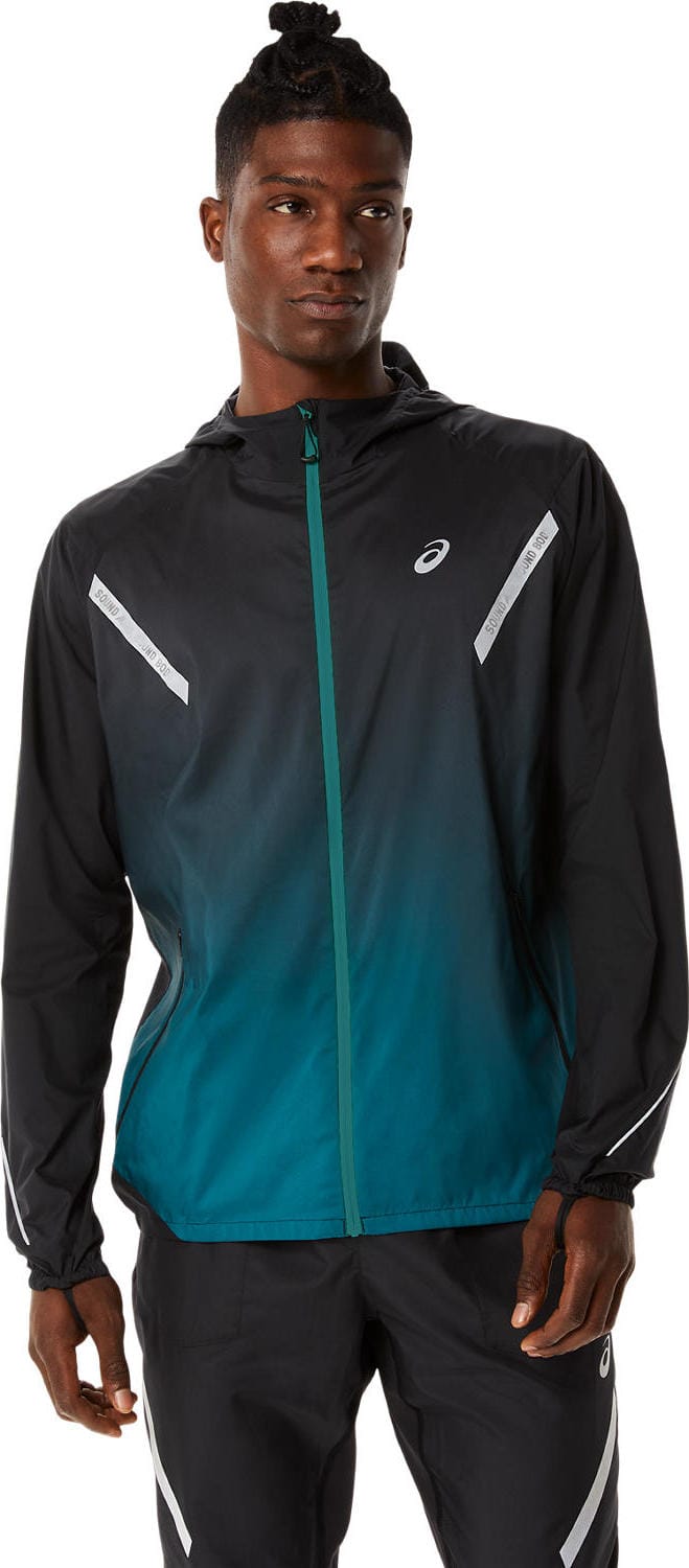 Men's Lite-Show Jacket Performance Black/Velvet Pine Asics