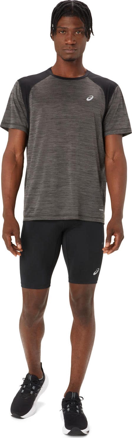 Asics Men's Road Short Sleeve Top Performance Black Asics