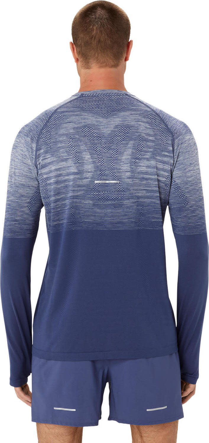 Men's Seamless LS Top Thunder Blue/Denim Blue Asics