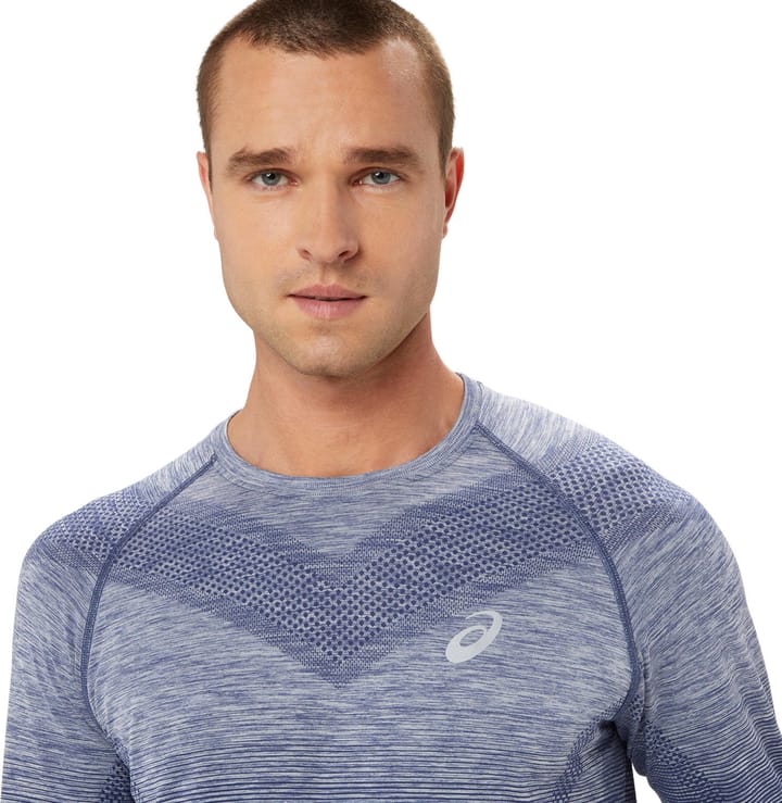 Men's Seamless LS Top Thunder Blue/Denim Blue Asics