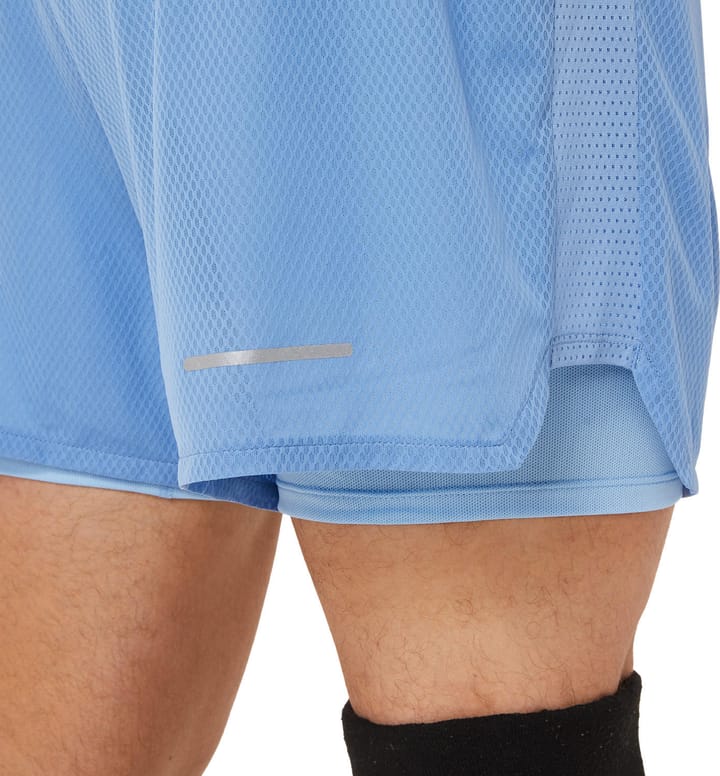 Asics Men's Ventilate 2-N-1 5in Short Blue Harmony/Blue Bliss Asics Asics Men's Ventilate 2-N-1 5in Short Blue Harmony/Blue Bliss Asics