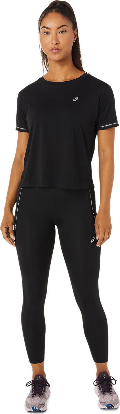 Women's Race High Waist Tight Performance Black Asics