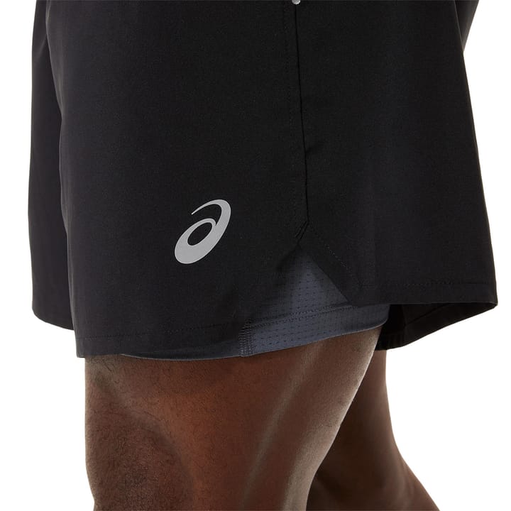 Men's Road 2-N-1 7in Short Performance Black/Carrier Grey Asics