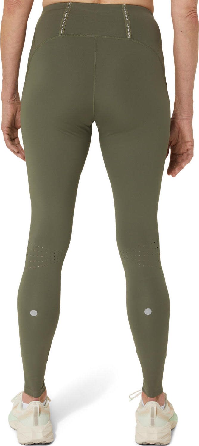 Asics Women's Road High Waist Tight Mantle Green Asics