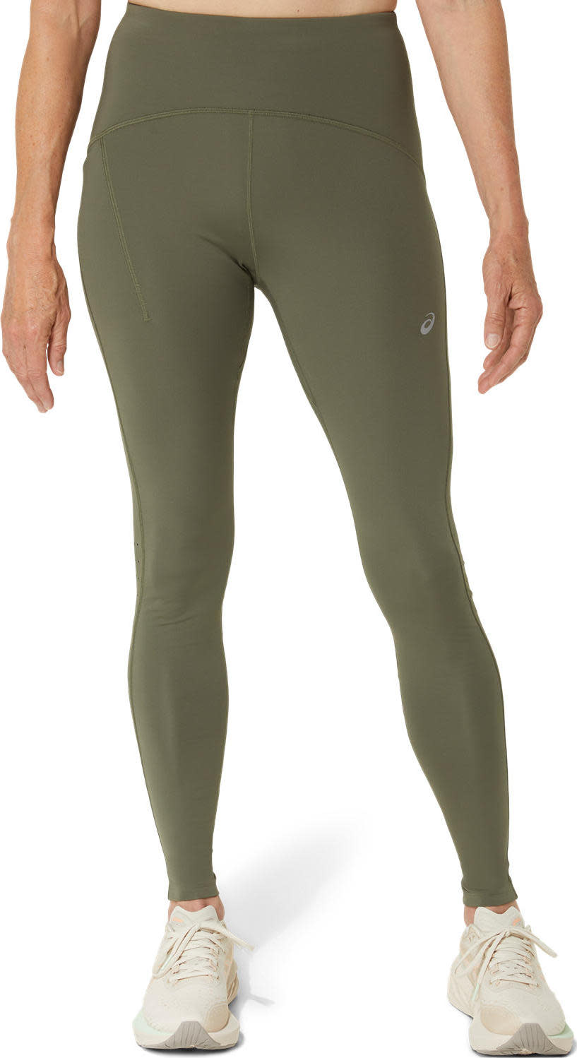 Asics Asics Women's Road High Waist Tight Mantle Green L, Mantle Green