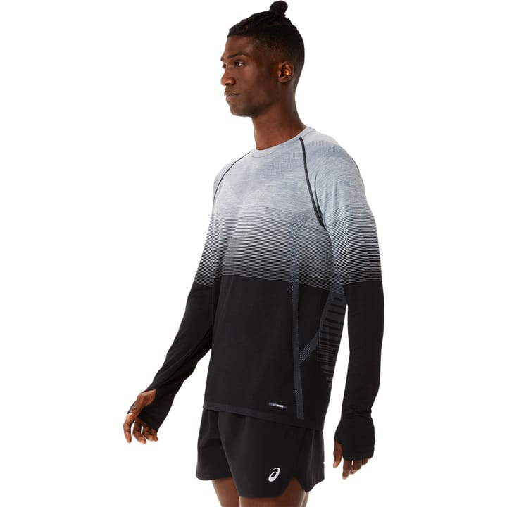 Men's Seamless LS Top Performance Black/Carrier Grey Asics