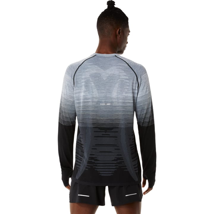 Men's Seamless LS Top Performance Black/Carrier Grey Asics