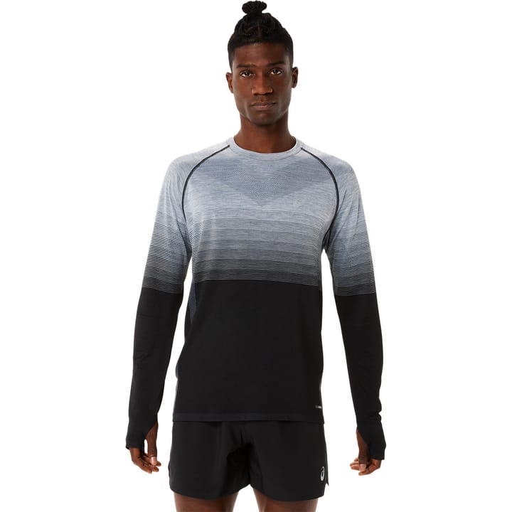 Men's Seamless LS Top Performance Black/Carrier Grey Asics