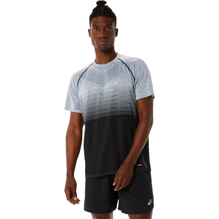 Men's Seamless SS Top Performance Black/Carrier Grey Asics