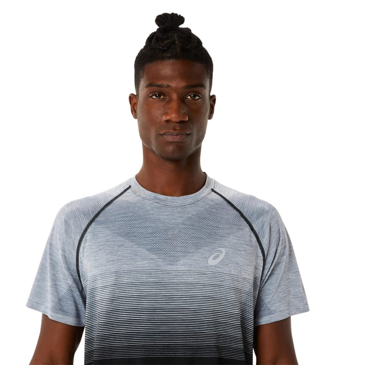 Men's Seamless SS Top Performance Black/Carrier Grey Asics