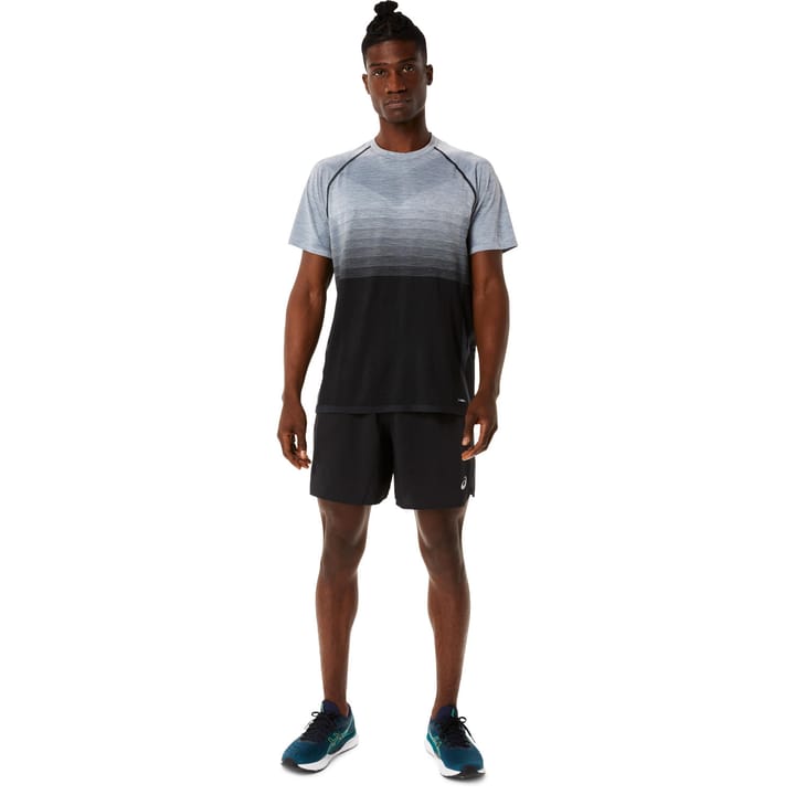 Men's Seamless SS Top Performance Black/Carrier Grey Asics