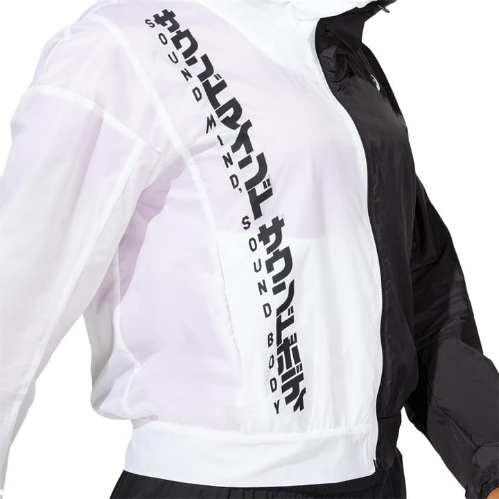 Women's SMSB Run Jacket Performance Black/Brilliant Wh Asics