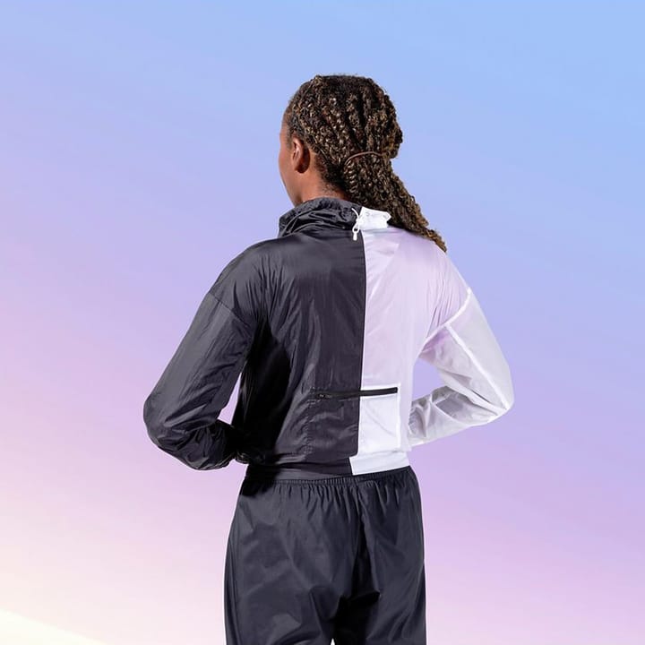 Women's SMSB Run Jacket PERFORMANCE BLACK/BRILLIANT WHITE Asics