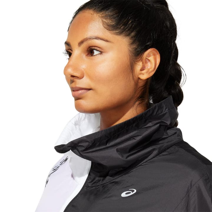 Asics Women's SMSB Run Jacket Performance Black/Brilliant Wh Asics