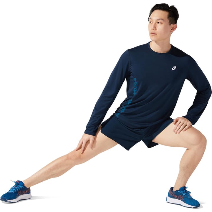 Asics Men's SMSB Run LS Top French Blue/Reborn Blue Asics