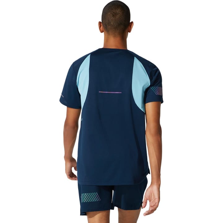 Asics Men's Visibility SS Top French Blue/Smoke Blue Asics Asics Men's Visibility SS Top French Blue/Smoke Blue Asics