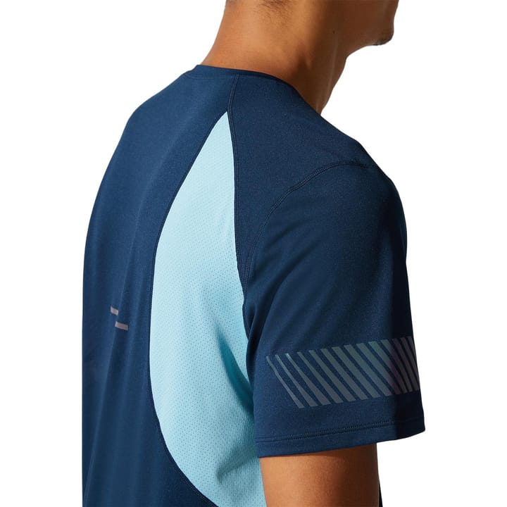 Asics Men's Visibility SS Top French Blue/Smoke Blue Asics Asics Men's Visibility SS Top French Blue/Smoke Blue Asics