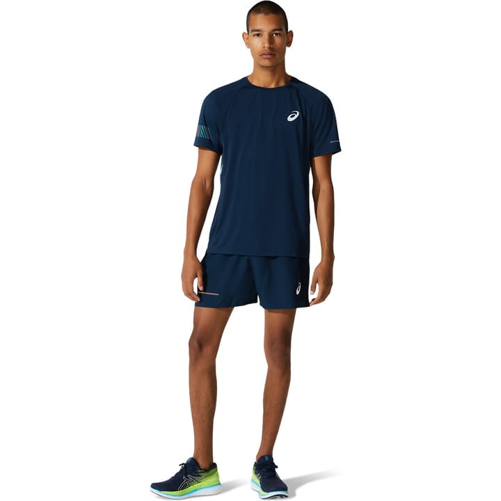 Asics Men's Visibility SS Top French Blue/Smoke Blue Asics Asics Men's Visibility SS Top French Blue/Smoke Blue Asics