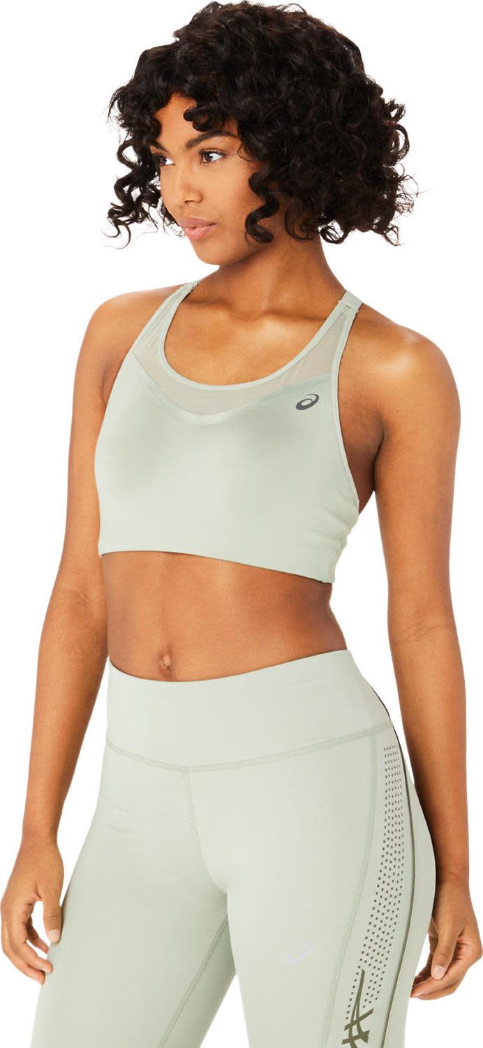 Asics Women's Accelerate Bra Olive Grey Asics