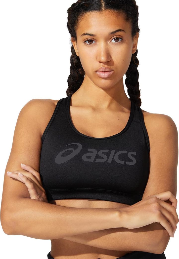 Asics Women's Core Asics Logo Bra Performance Black/Performance Black Asics