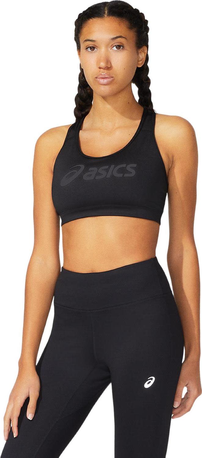 Asics Women's Core Asics Logo Bra Performance Black/Performance Black Asics