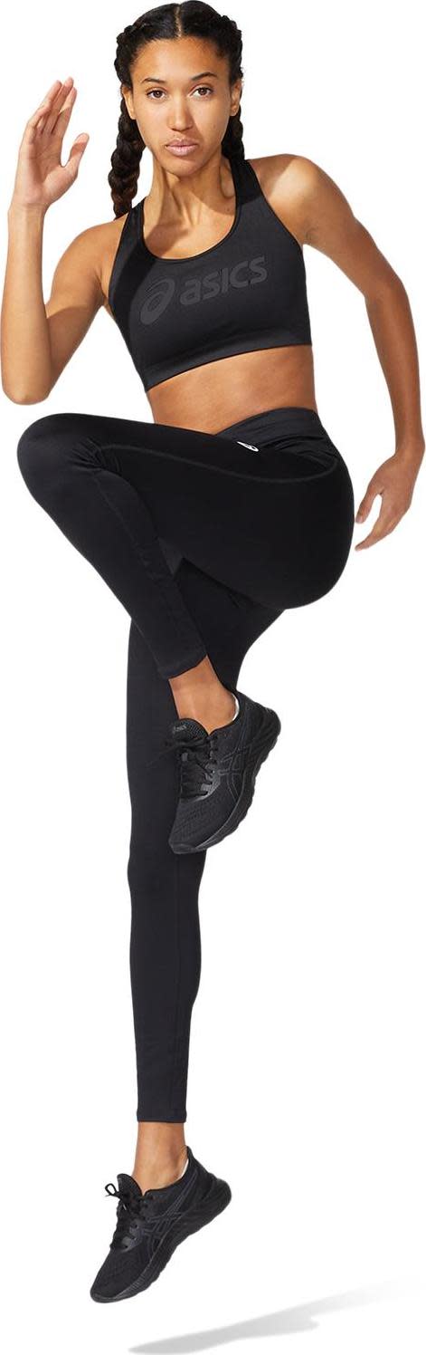 Asics Women's Core Asics Logo Bra Performance Black/Performance Black Asics
