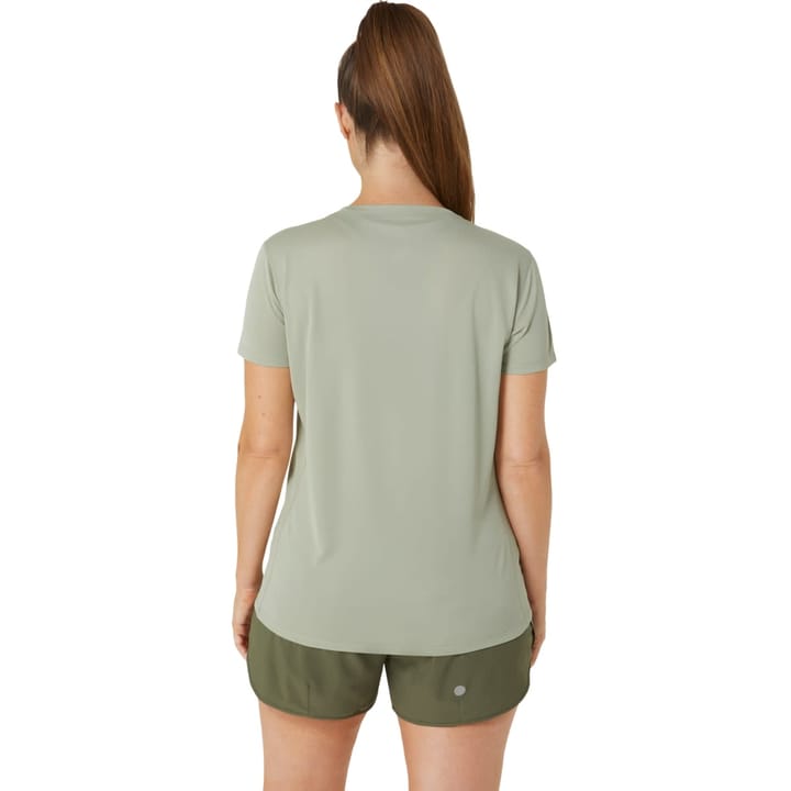 Asics Women's Core Short Sleeve Top Olive Grey Asics