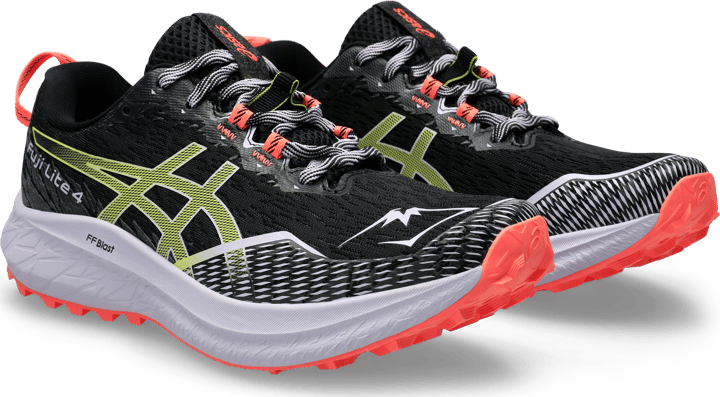 Asics Women's Fuji Lite 4 Black/Cacti Asics Asics Women's Fuji Lite 4 Black/Cacti Asics
