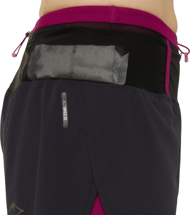 Asics Women's Fujitrail 2-N-1 Short Performance Black/Blackberry Asics