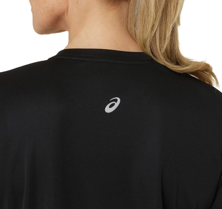 Asics Women's Fujitrail Logo Ls Top Performance Black/Blackberry Asics