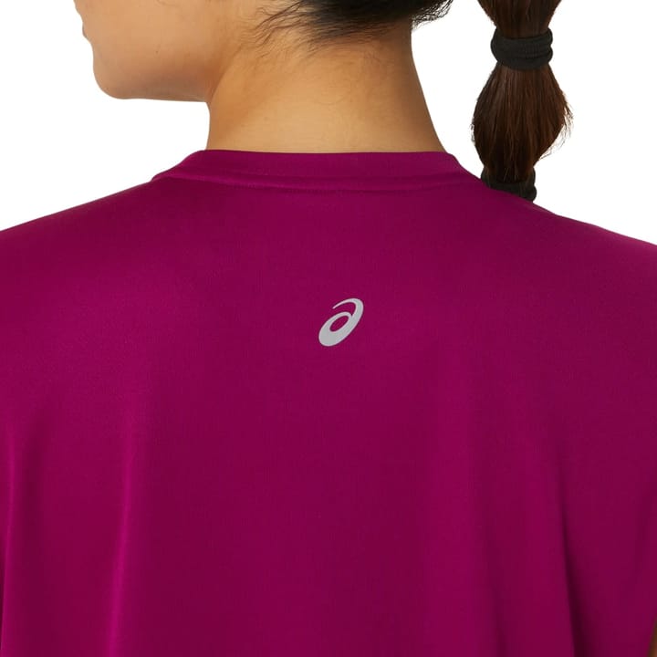 Asics Women's Fujitrail Logo SS Top Blackberry Asics